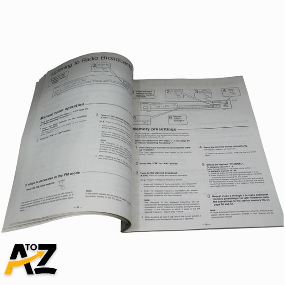 Technics Electronic Components SD-S2200 Operating Instructions Owner's Manual Or - Picture 8 of 12